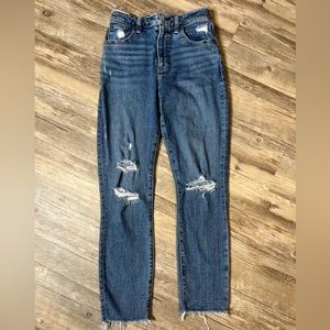 Abercrombie Super Skinny High Rise Curve Love jeans. Size 27/4 short.